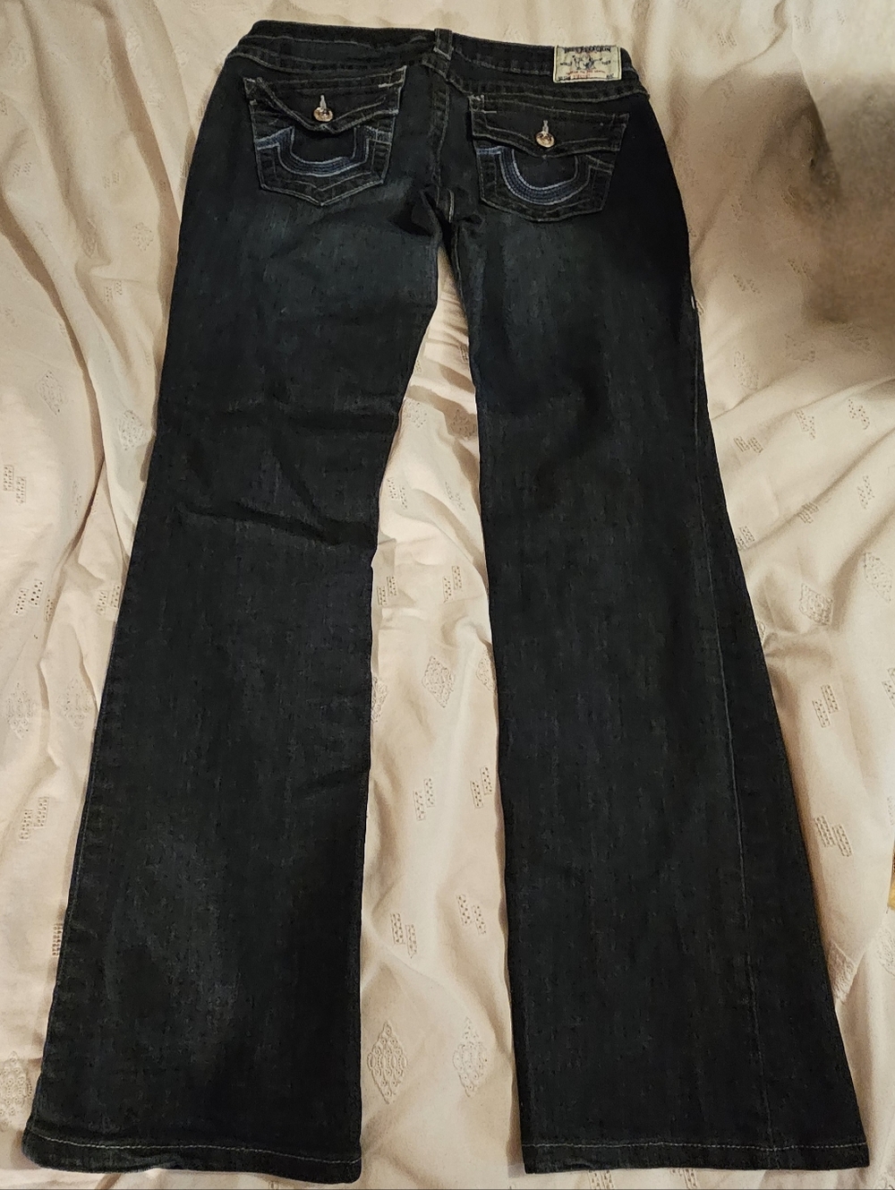 New Religion Straight Leg Jeans Dark Blue